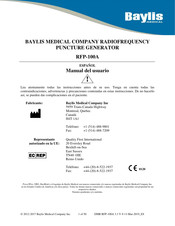Baylis Medical RFP-100A Manual Del Usuario