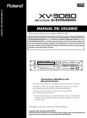 Roland XV-3080 Manual Del Usuario