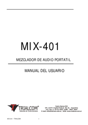 Trialcom MIX-401 Manual Del Usuario