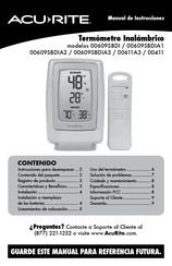 AcuRite 00611A3 Manual De Instrucciones