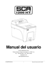 Support Removal SCA 1200 HT Manual Del Usuario