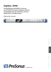 PRESONUS DigiMax DP88 Manual De Usuario
