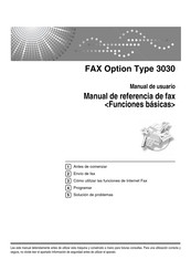 Ricoh FAX Option Type 3030 Manual De Referencia
