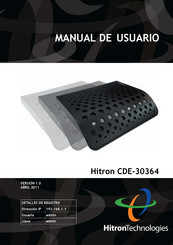 Hitron CDE-30364 Manual De Usuario