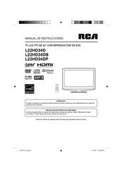 RCA L22HD34DP Manual De Instrucciones