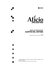 Ricoh Aficio 450 Manual De Instrucciones