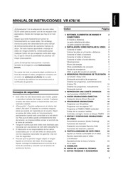 Philips VR 678/16 Manual De Instrucciones