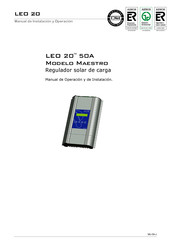 atersa LEO 20 50A MAESTRO Manual De Operación Y Instalacion