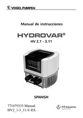 Vogel Pumpen HYDROVAR HV 3.3 Manual De Instrucciones