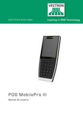 Vectron POS MobilePro III Manual De Usuario