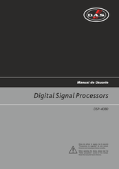 DAS DSP-4080 Manual De Usuario