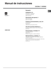 Indesit K3E51/AG Manual De Instrucciones