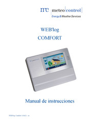 meteocontrol WEB'log COMFORT 110621 Manual De Instrucciones