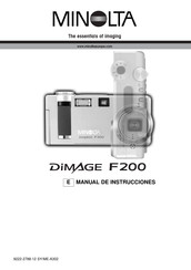 Minolta Dimage F200 Manual De Instrucciones