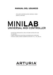 Arturia MINILAB Manual Del Usuario