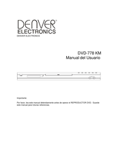 Denver Electronics DVD-778 KM Manual Del Usuario