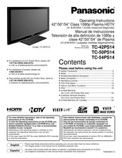 Panasonic TC-42PS14 Manual De Instrucciones