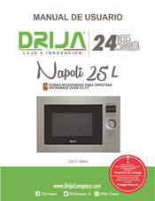 DRIJA Napoli 25L Manual De Usuario