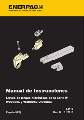 Enerpac W2000SL UltraSlim Manual De Instrucciones