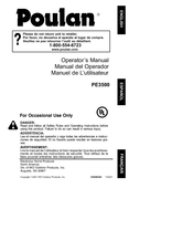 Poulan PE3500 Manual Del Operador