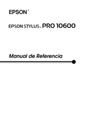 Epson STYLUS Serie Manual De Referencia
