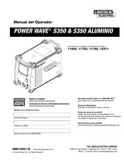 Lincoln Electric K4188-1 Manual Del Operador