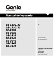 Genie GS-1930/32 Manual Del Operario