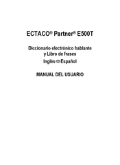 Ectaco Partner E500T Manual Del Usuario