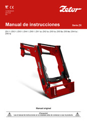 Zetor Serie ZX Manual De Instrucciones