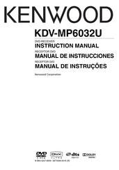 Kenwood KDV-MP6032U Manual De Instrucciones