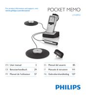 Philips POCKET MEMO LFH0955 Manual Del Usuario