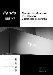 Pando ORPAN V1800 Manual De Usuario