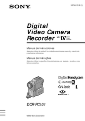 Sony DCR-PC101 Manual De Instrucciones