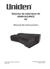 Uniden R7 Manual De Instrucciones