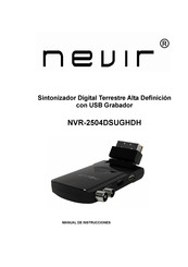 Nevir NVR-2504DSUGHDH Manual De Instrucciones