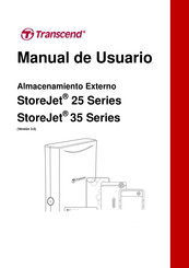 Transcend StoreJet 25 Serie Manual De Usuario