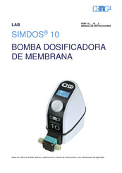 KNF SIMDOS 10 Manual De Instrucciones