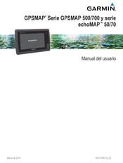 Garmin GPSMAP 500 Serie Manual Del Usuario
