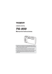 Olympus TG-850 Manual De Instrucciones