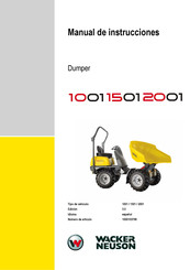 Wacker Neuson 2001 Manual De Instrucciones