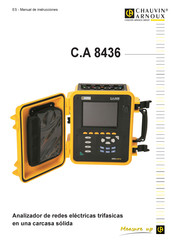 Chauvin Arnoux C.A 8436 Manual De Instrucciones