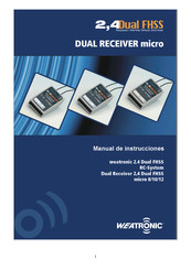 Weatronic 2.4 Dual FHSS micro 8 Manual De Instrucciones