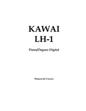 Kawai LH-1 Manual Del Usuario