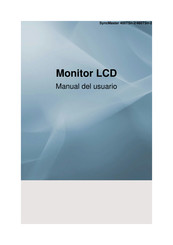 Samsung SyncMaster 460TSn-2 Manual Del Usuario