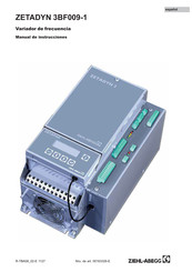 ZIEHL-ABEGG ZETADYN 3BF009-1 Manual De Instrucciones
