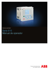 ABB Relion 615 Serie Manual De Operador