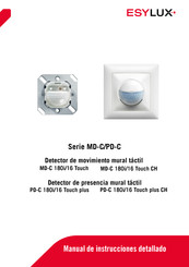 ESYLUX PD-C 180i/16 Touch plus CH Manual De Instrucciones Detallado