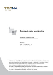 TECNA GRS-2.4/D270ANbA-K Manual Del Usuario