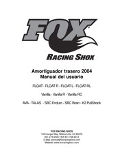 FOX RACING SHOX FLOAT R Manual Del Usuario