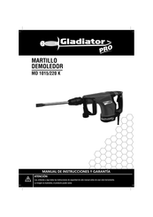 Gladiator PRO MD 1015/220 K Manual De Instrucciones